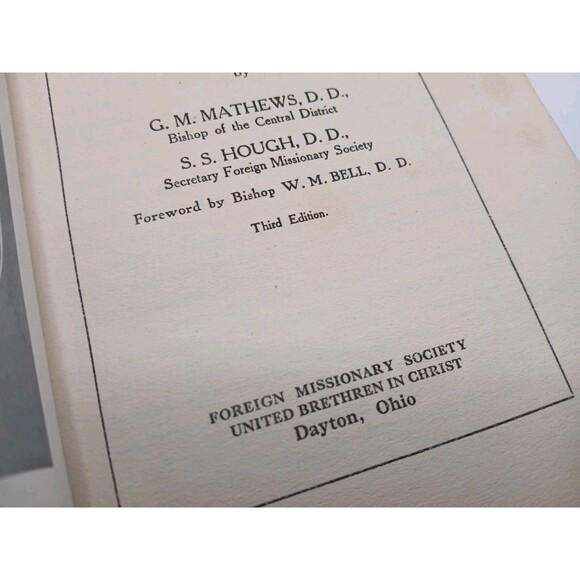 1912 The Call Of China And The Islands Paperback Singers Glen Va Brethren - Picture 7 of 9